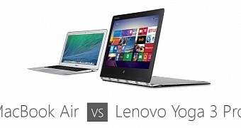 MacBook Air goes against Lenovo Yoga 3 Pro