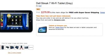 Dell Streak 7 at Amazon