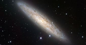 Wide-Field View Reveals Awesome Starburst Galaxy