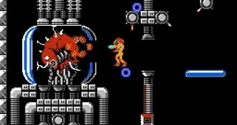A screenshot of the original NES Metroid in action