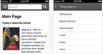 Wikipedia Mobile iOS screenshots
