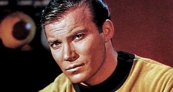 Vintage James T. Kirk, when William Shatner was the one and true king of television thanks to “Star Trek”