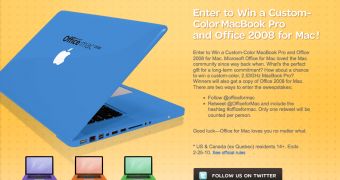 Win a Custom Color MacBook Pro and Office 2008 for Mac