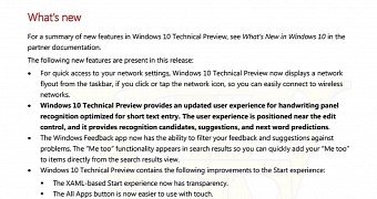 Windows 10 Build 10041 Release Notes Leaked
