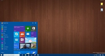 Windows 10 Technical Preview build 9926 desktop