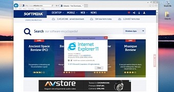 IE11 on Windows 10 Preview