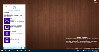 Cortana in Windows 10 for PCs