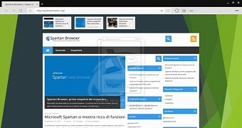 Spartan browser mockup
