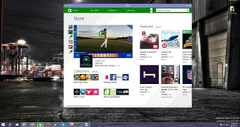 This is the Windows Store on Windows 10 Preview