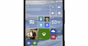 Windows 10 for phones Start screen