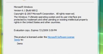 Windows 7 pre-beta build 6801