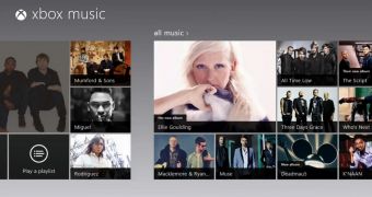Xbox Music is exclusively designed for Windows 8