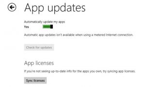 Users are not allowed to install app updates on metered connections