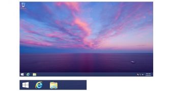 The new Start button is available in the Milestone Preview of Windows 8.1