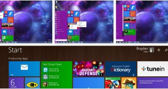 Windows 8.1 Start screen vs. the Windows 10 Start menu