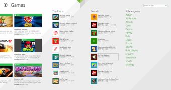 This is what the updated Windows Store looks like
