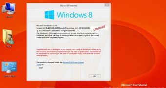 The leaked screenshot shows that a new build of Windows 8.1 Update 1 is ready