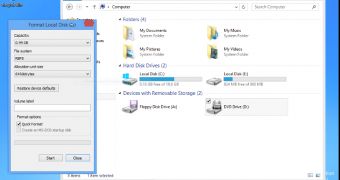 The preview version of Windows 8.1 comes with ReFS support