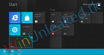 Windows 8 Build 8165 screenshot leaks