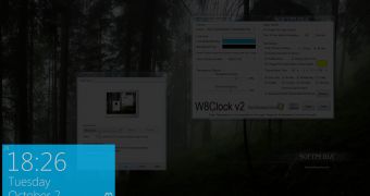 Windows 8 Clock Screensaver