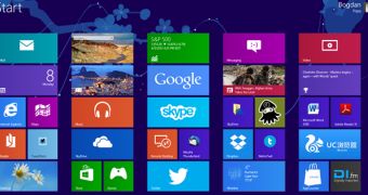 Windows 8 is currently installed on approximately 3 percent of computers worldwide
