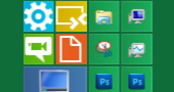 Windows 8 Live Tiles and Icons side by side
