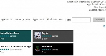 Record number of apps in the Windows Store