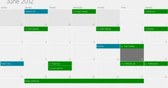 Windows 8's Calendar app