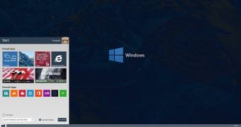 This is what the new Start menu looks like