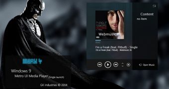 Windows 9 Media Player could also get a modern UI