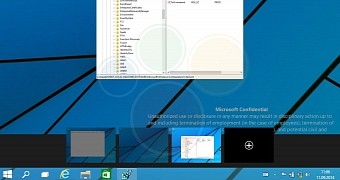 This is what multiple desktops will look like in Windows 9