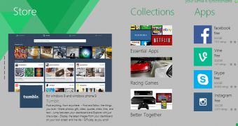 The concept brings the Windows Stores closer