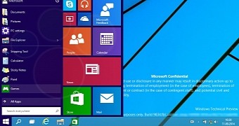 Windows 9 preview will come with several feedback forms, including one integrated in the Start menu