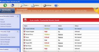 Windows Basic Antivirus Installed via Fake Flash Player Updates