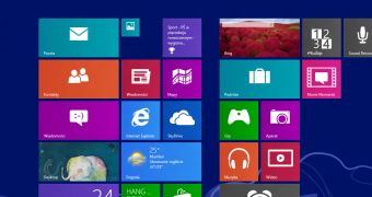 The leaked Windows Blue build shows several improvements to the Start Screen