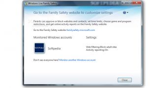 Windows Live Family Safety has received several undisclosed improvements
