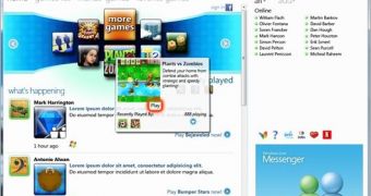 Windows Live Messenger 2011 Games Tab