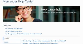 Windows Live Messenger Help Center Redesigned