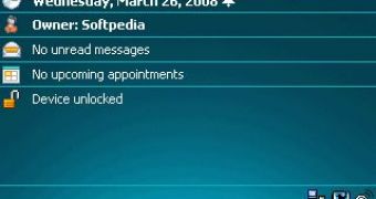 The "old" Windows Mobile 6.0 on one of Softpedia's Pocket PCs
