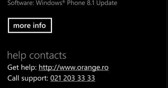 Windows Phone 8.1 Update version
