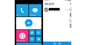 Facebook Messenger for Windows Phone 8.1 (screenshots)
