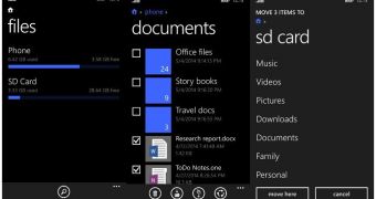Files for Windows Phone (screenshots)