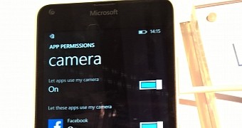 Windows Phone 8.1 GDR2 app permissions
