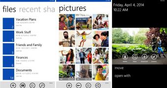 OneDrive app for Windows Phone (screenshots)