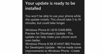 Windows Phone 8.1 Update 1 now rolling out to Developer Preview handsets