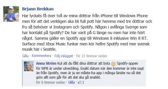 Spotify for Windows Phone 8 coming soon