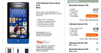 Windows Phone 8S by HTC Arrives at Three UK