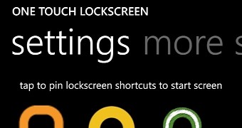 One Touch Lockscreen on Lumia 930