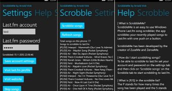 ScrobbleMe for Windows Phone