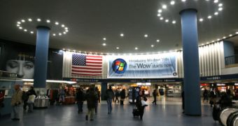 Windows Vista Ad in Penn Station